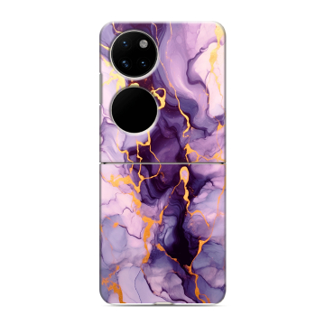 Пластиковый чехол на Huawei P50 Pocket с принтом Мрамор Пластиковый чехол на Huawei P50 Pocket с принтом Мрамор