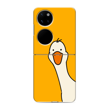 Пластиковый чехол на Huawei P50 Pocket с принтом Утка