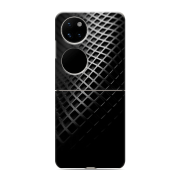 Пластиковый чехол на Huawei P50 Pocket с принтом Текстура металла Пластиковый чехол на Huawei P50 Pocket с принтом Текстура металла