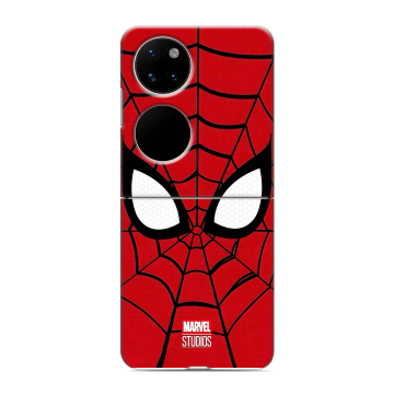 Пластиковый чехол на Huawei P50 Pocket с принтом человек паук spiderman