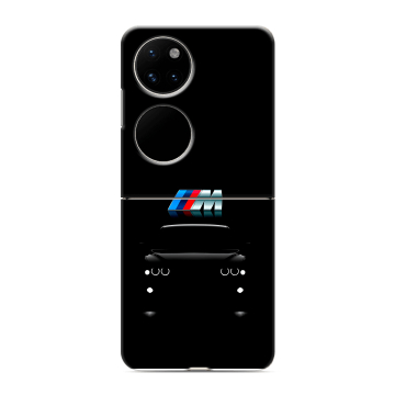 Пластиковый чехол на Huawei P50 Pocket с принтом БМВ BMW