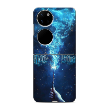 Пластиковый чехол на Huawei P50 Pocket с принтом Harry Potter Гарри Поттер Пластиковый чехол на Huawei P50 Pocket с принтом Harry Potter Гарри Поттер