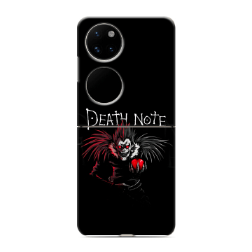 Пластиковый чехол на Huawei P50 Pocket с принтом Death note Тетрадь смерти
