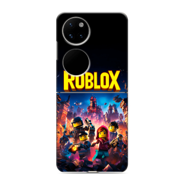 Пластиковый чехол на Huawei P50 Pocket с принтом Roblox Роблокс Пластиковый чехол на Huawei P50 Pocket с принтом Roblox Роблокс