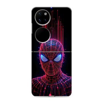 Пластиковый чехол на Huawei P50 Pocket с принтом Spiderman Человек паук Пластиковый чехол на Huawei P50 Pocket с принтом Spiderman Человек паук