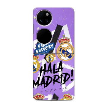 Пластиковый чехол на Huawei P50 Pocket с принтом Real Madrid Реал Мадрид Пластиковый чехол на Huawei P50 Pocket с принтом Real Madrid Реал Мадрид