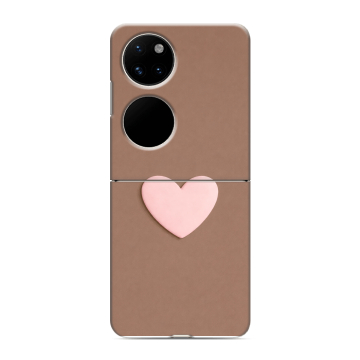 Пластиковый чехол на Huawei P50 Pocket с принтом женский