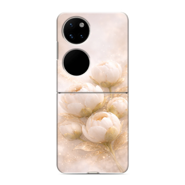 Пластиковый чехол на Huawei P50 Pocket с принтом женский