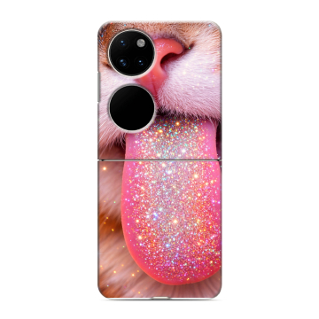 Пластиковый чехол на Huawei P50 Pocket с принтом для девочек