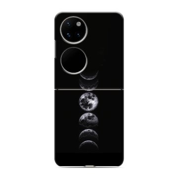 Пластиковый чехол на Huawei P50 Pocket с принтом женский
