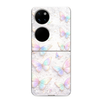 Пластиковый чехол на Huawei P50 Pocket с принтом женский