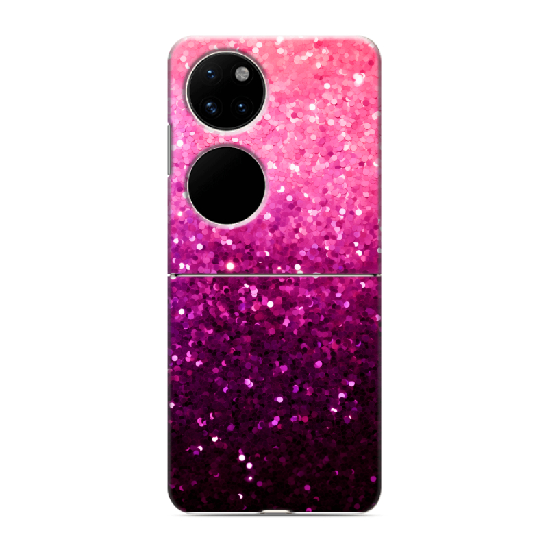 Пластиковый чехол на Huawei P50 Pocket с принтом Блестки Пластиковый чехол на Huawei P50 Pocket с принтом Блестки