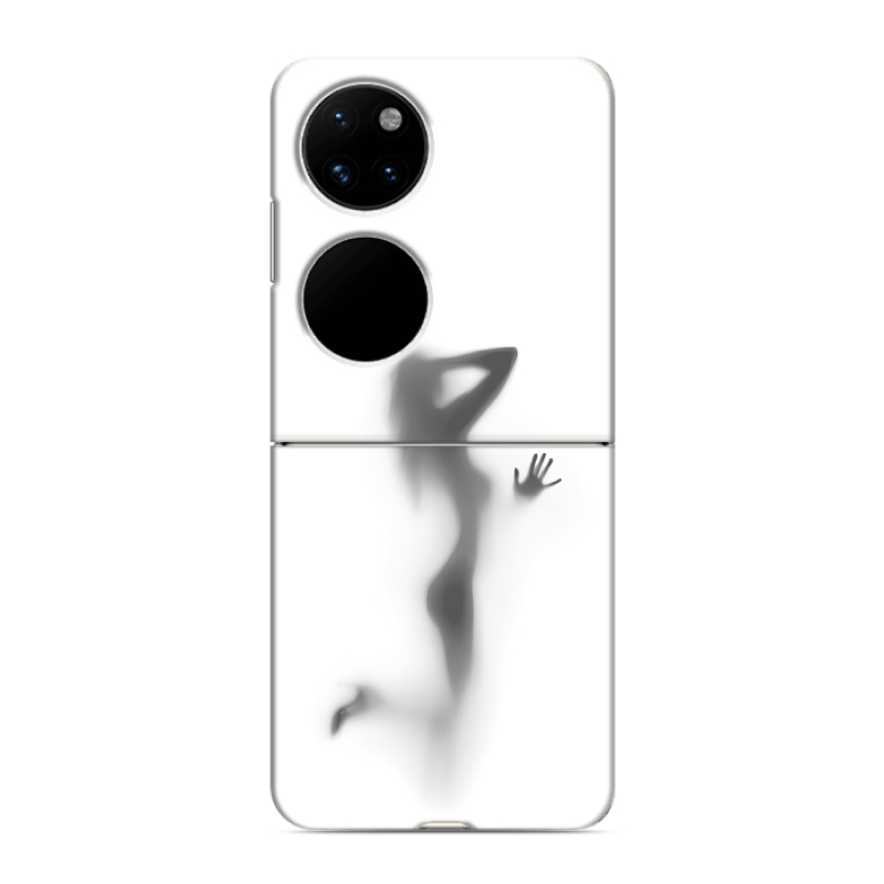 Пластиковый чехол на Huawei P50 Pocket с принтом Силуэт Пластиковый чехол на Huawei P50 Pocket с принтом Силуэт