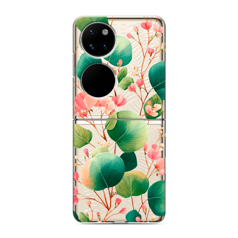 Пластиковый чехол на Huawei P50 Pocket с принтом женский Пластиковый чехол на Huawei P50 Pocket с принтом женский