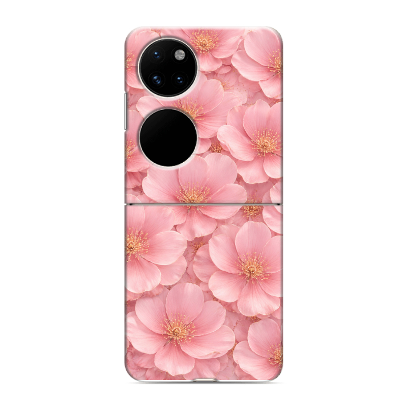 Пластиковый чехол на Huawei P50 Pocket с принтом женский Пластиковый чехол на Huawei P50 Pocket с принтом женский