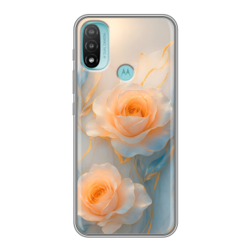 Силиконовый чехол на Motorola Moto E20 с принтом Женский