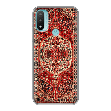 Силиконовый чехол на Motorola Moto E20 с принтом Ковер
