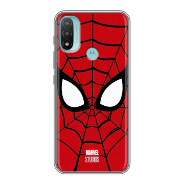 Силиконовый чехол на Motorola Moto E20 с принтом человек паук spiderman
