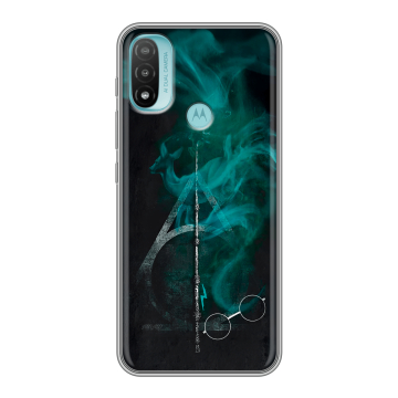 Силиконовый чехол на Motorola Moto E20 с принтом Гарри Поттер Harry Potter