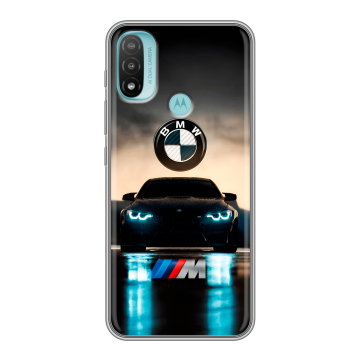 Силиконовый чехол на Motorola Moto E20 с принтом БМВ BMW