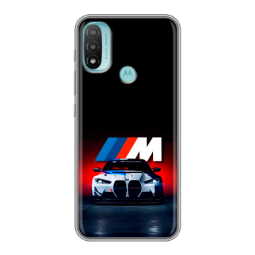 Силиконовый чехол на Motorola Moto E20 с принтом БМВ BMW