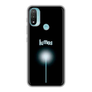 Силиконовый чехол на Motorola Moto E20 с принтом Harry Potter Гарри Поттер