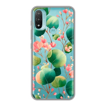 Силиконовый чехол на Motorola Moto E20 с принтом женский Силиконовый чехол на Motorola Moto E20 с принтом женский