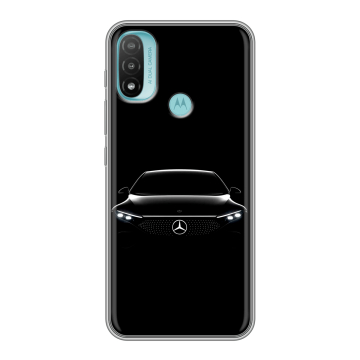 Силиконовый чехол на Motorola Moto E20 с принтом Mercedes Мерседес