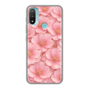 Силиконовый чехол на Motorola Moto E20 с принтом женский Силиконовый чехол на Motorola Moto E20 с принтом женский