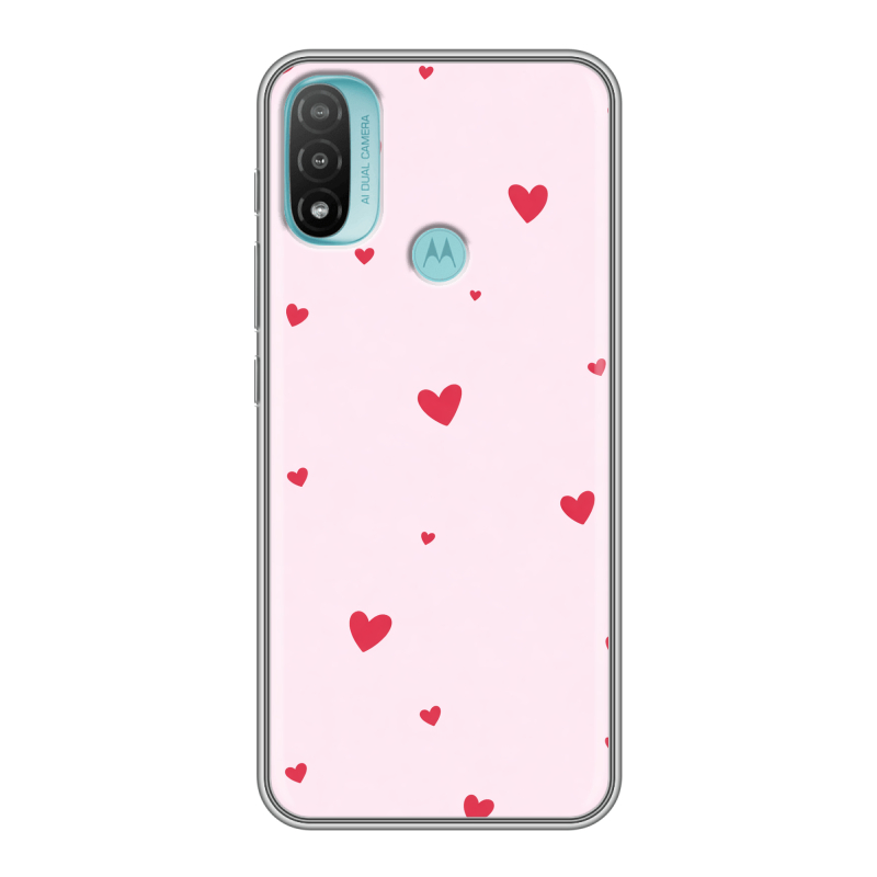 Силиконовый чехол на Motorola Moto E20 с принтом для девочек Силиконовый чехол на Motorola Moto E20 с принтом для девочек