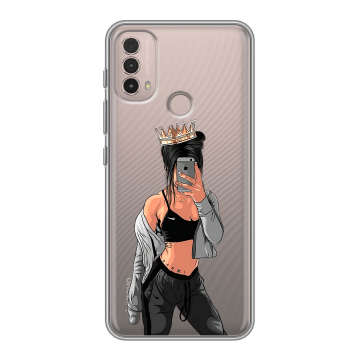 Силиконовый чехол на Lenovo K14 Plus с принтом Женские принты