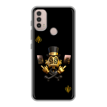 Силиконовый чехол на Lenovo K14 Plus с принтом Золотой скрудж макдак