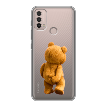 Силиконовый чехол на Lenovo K14 Plus с принтом Медведь Силиконовый чехол на Lenovo K14 Plus с принтом Медведь