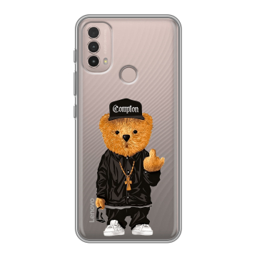 Силиконовый чехол на Lenovo K14 Plus с принтом Плюшевый медведь