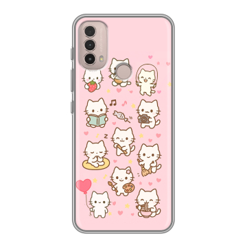 Силиконовый чехол на Lenovo K14 Plus с принтом Hello Kitty Хелоу Кити