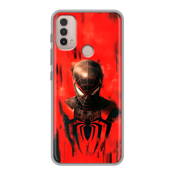 Силиконовый чехол на Lenovo K14 Plus с принтом человек паук spiderman Силиконовый чехол на Lenovo K14 Plus с принтом человек паук spiderman