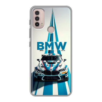 Силиконовый чехол на Lenovo K14 Plus с принтом БМВ BMW