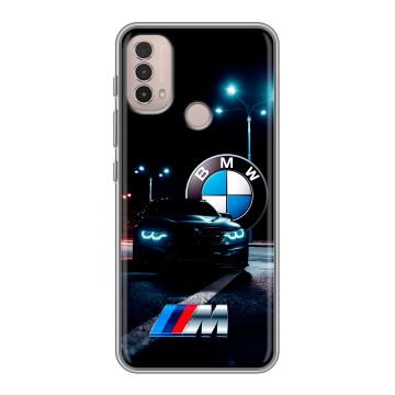 Силиконовый чехол на Lenovo K14 Plus с принтом БМВ BMW Силиконовый чехол на Lenovo K14 Plus с принтом БМВ BMW