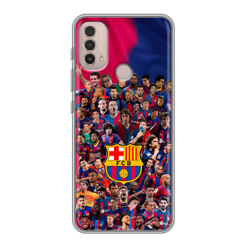 Силиконовый чехол на Lenovo K14 Plus с принтом Барселона Barcelona