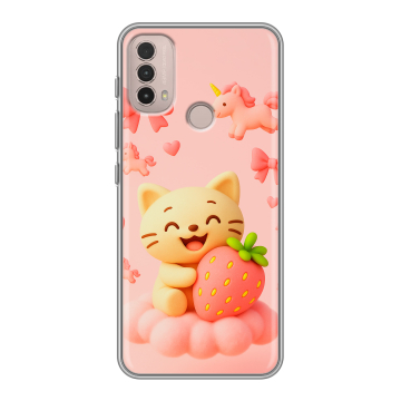 Силиконовый чехол на Lenovo K14 Plus с принтом для девочек