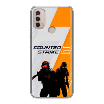Силиконовый чехол на Lenovo K14 Plus с принтом Counter Strike