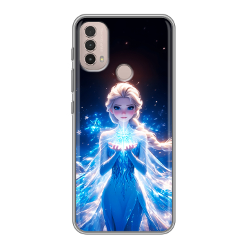 Силиконовый чехол на Lenovo K14 Plus с принтом Холодное сердце Frozen Силиконовый чехол на Lenovo K14 Plus с принтом Холодное сердце Frozen