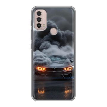 Силиконовый чехол на Lenovo K14 Plus с принтом BMW БМВ Силиконовый чехол на Lenovo K14 Plus с принтом BMW БМВ