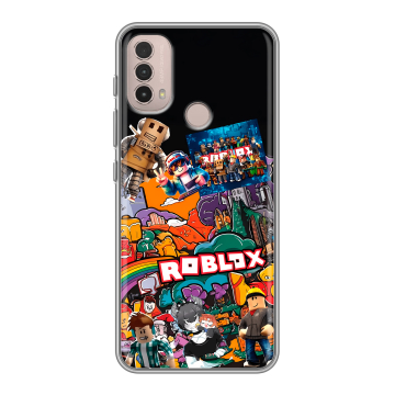 Силиконовый чехол на Lenovo K14 Plus с принтом Roblox Роблокс Силиконовый чехол на Lenovo K14 Plus с принтом Roblox Роблокс