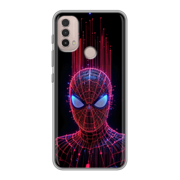 Силиконовый чехол на Lenovo K14 Plus с принтом Spiderman Человек паук