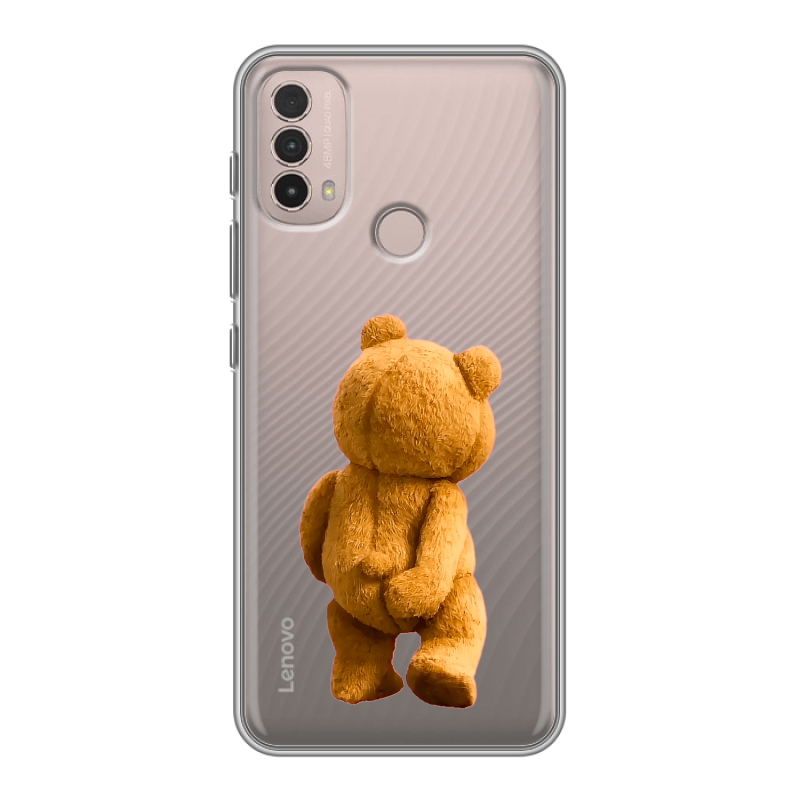 Силиконовый чехол на Lenovo K14 Plus с принтом Медведь Силиконовый чехол на Lenovo K14 Plus с принтом Медведь