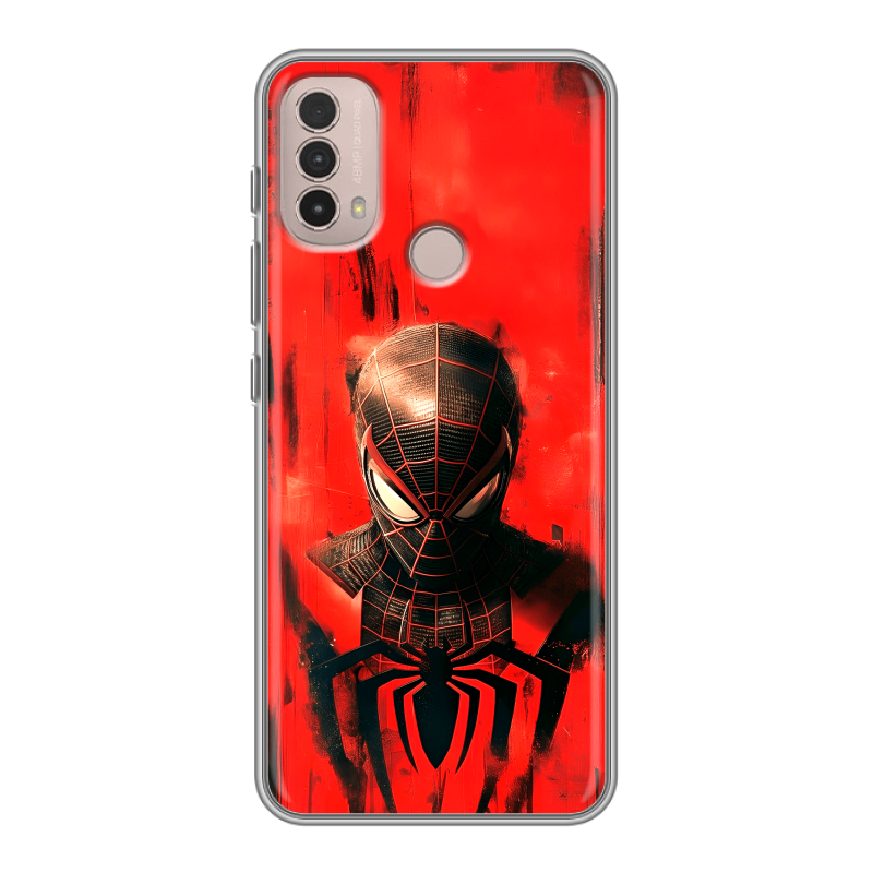 Силиконовый чехол на Lenovo K14 Plus с принтом человек паук spiderman Силиконовый чехол на Lenovo K14 Plus с принтом человек паук spiderman