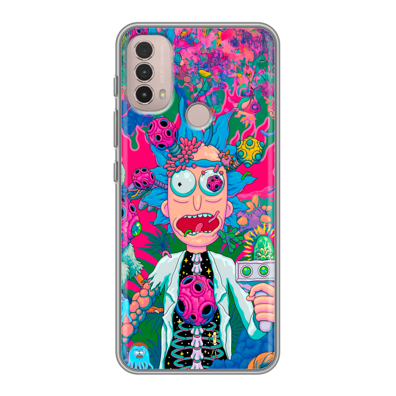 Силиконовый чехол на Lenovo K14 Plus с принтом Рик и Морти Rick Morty Силиконовый чехол на Lenovo K14 Plus с принтом Рик и Морти Rick Morty