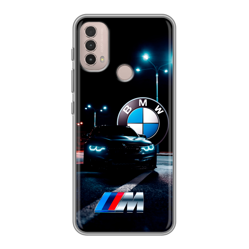 Силиконовый чехол на Lenovo K14 Plus с принтом БМВ BMW Силиконовый чехол на Lenovo K14 Plus с принтом БМВ BMW