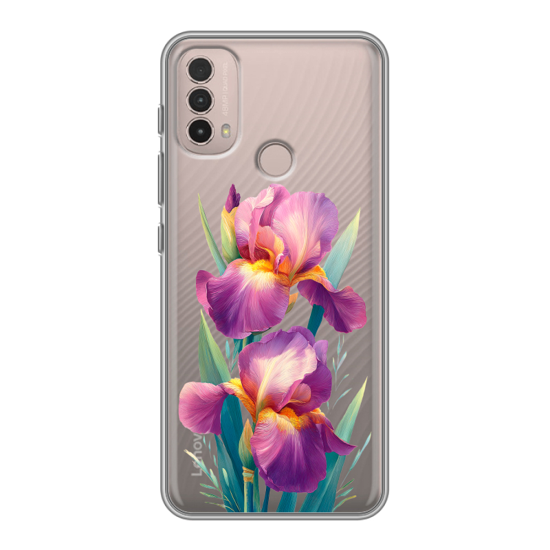 Силиконовый чехол на Lenovo K14 Plus с принтом Цветы орхидеи Силиконовый чехол на Lenovo K14 Plus с принтом Цветы орхидеи